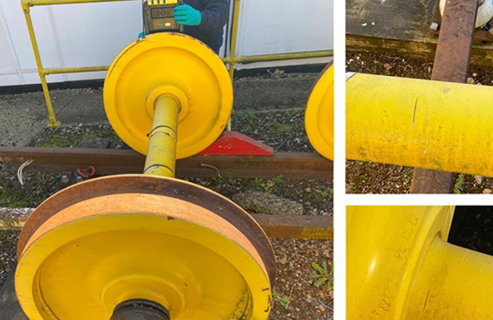 Ultrasonic Rail Solid Axle Inspection with the Sonatest Wave